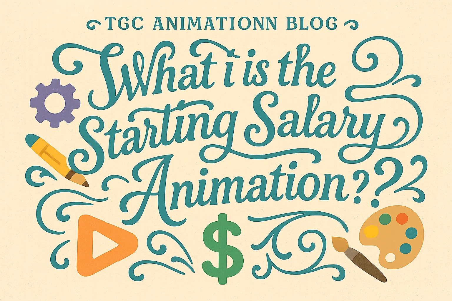 What is the Starting Salary in Animation?